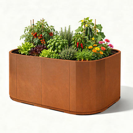 Corten Steel Raised Garden Bed
