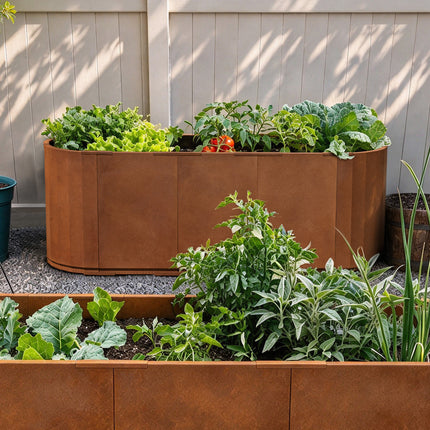 Corten Steel Raised Garden Bed