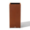 corten tall planter