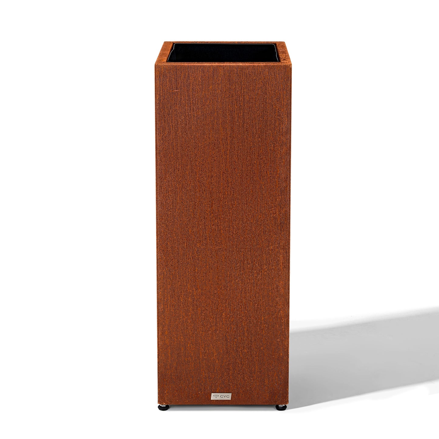 Tall Square Corten Steel Planter Box