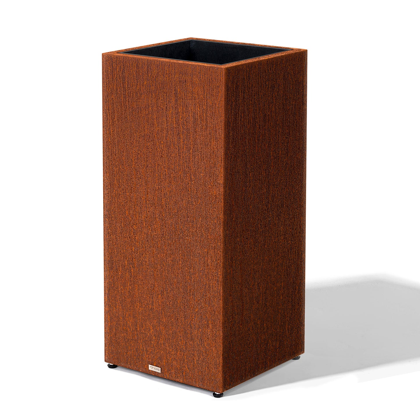 Tall Square Corten Steel Planter Box