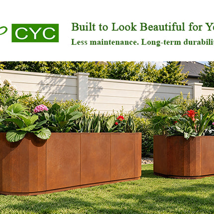 Corten Steel Raised Garden Bed