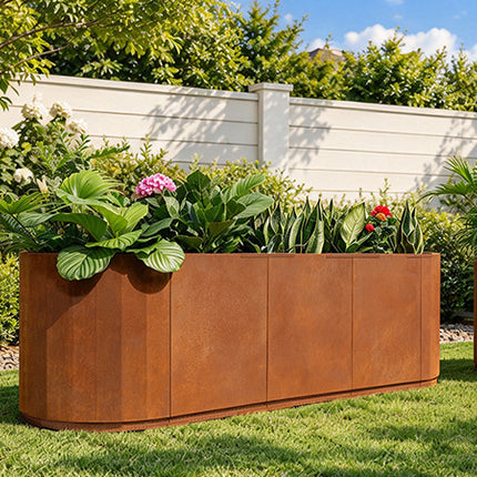 Corten Steel Raised Garden Bed