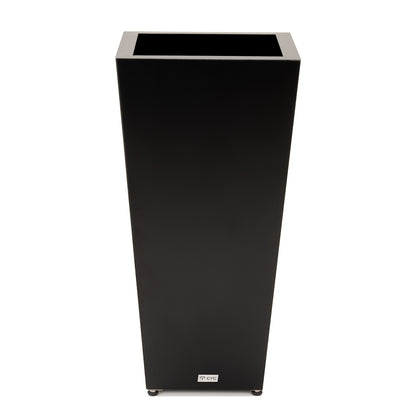 Tall Tapered Mg-Al-Zn Coated Steel Light Planter 30"H, No-Screw Quick Assembly