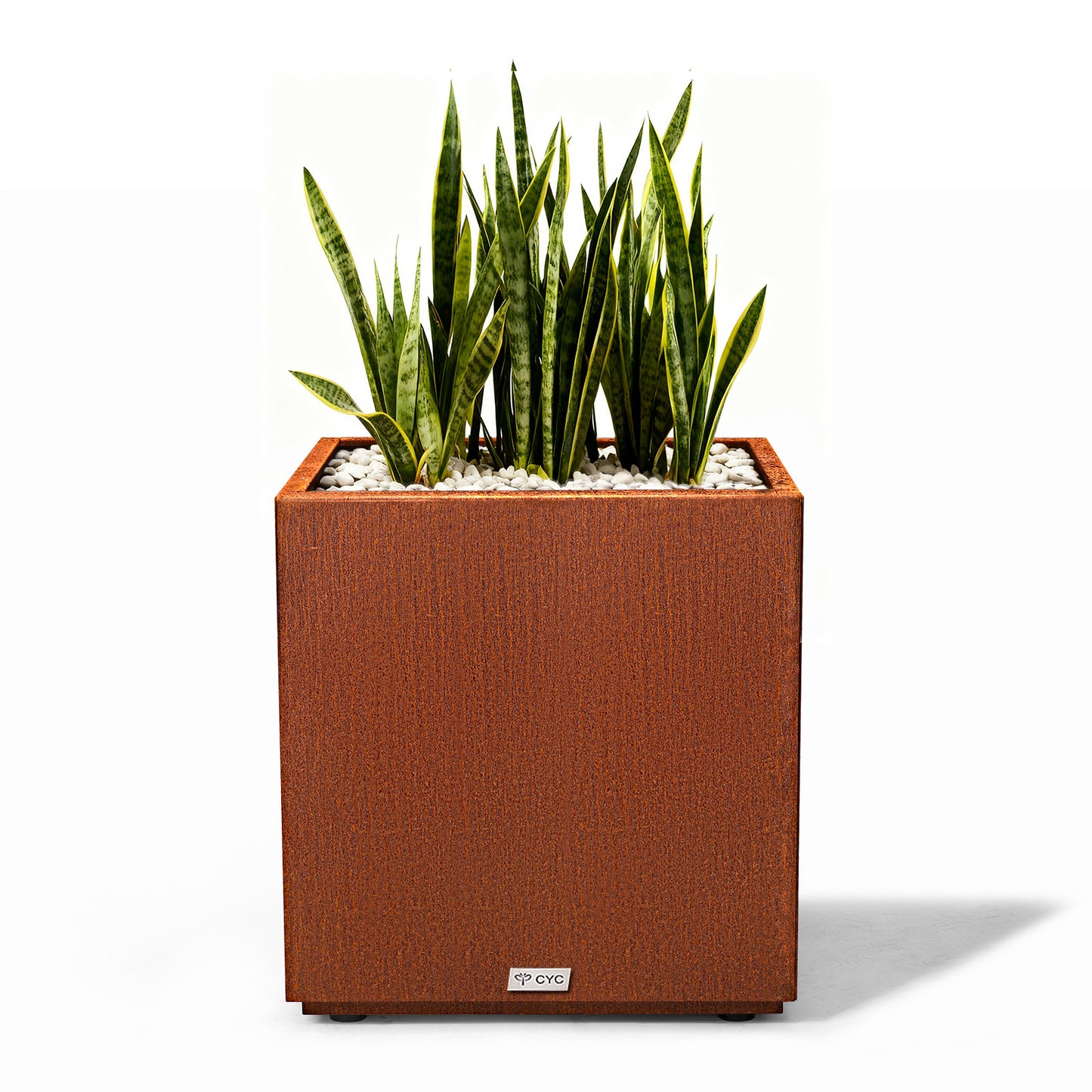 Corten Steel Square Cube Planter Box