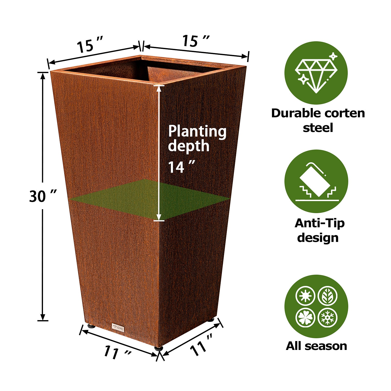 dimensions_of_the_tall_tapered_corten_steel_planter