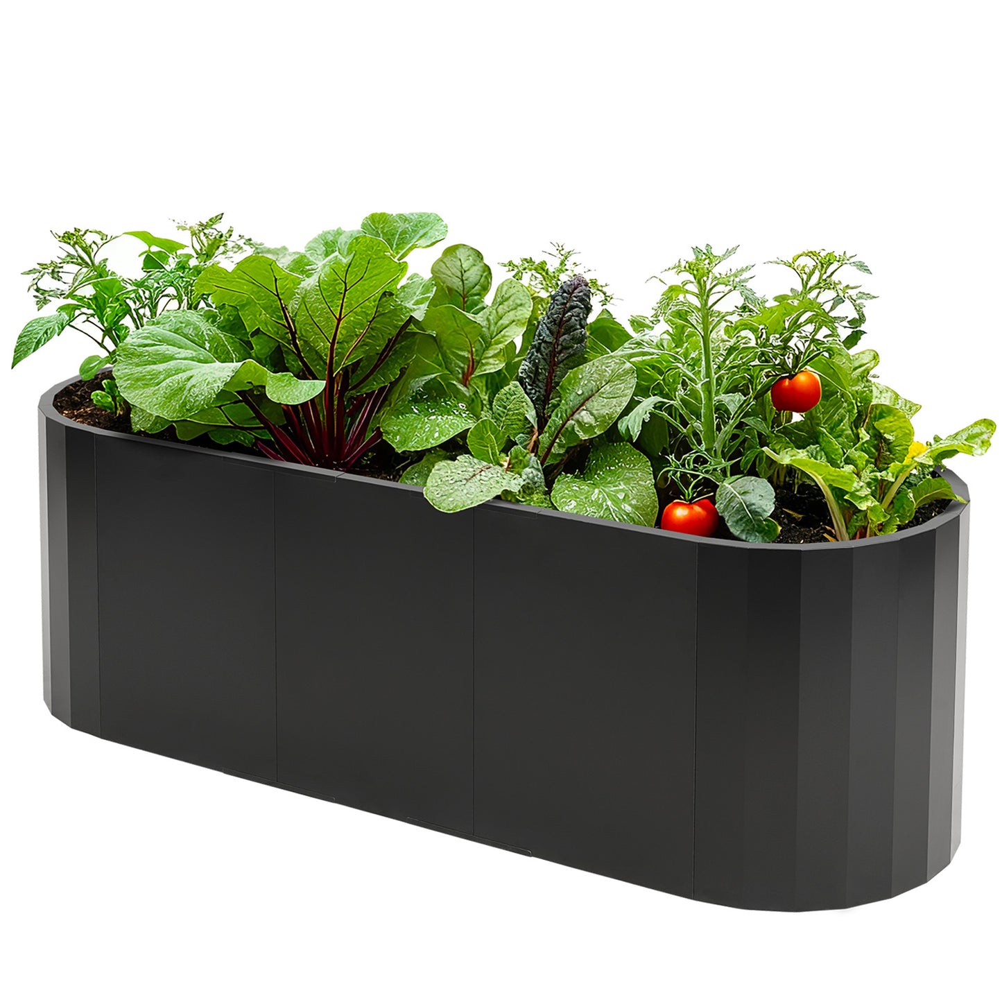 2-in-1 Modular Magnesium-Aluminum-Zinc Coated Steel Raised Garden Bed
