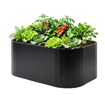 2-in-1 Modular Magnesium-Aluminum-Zinc Coated Steel Raised Garden Bed