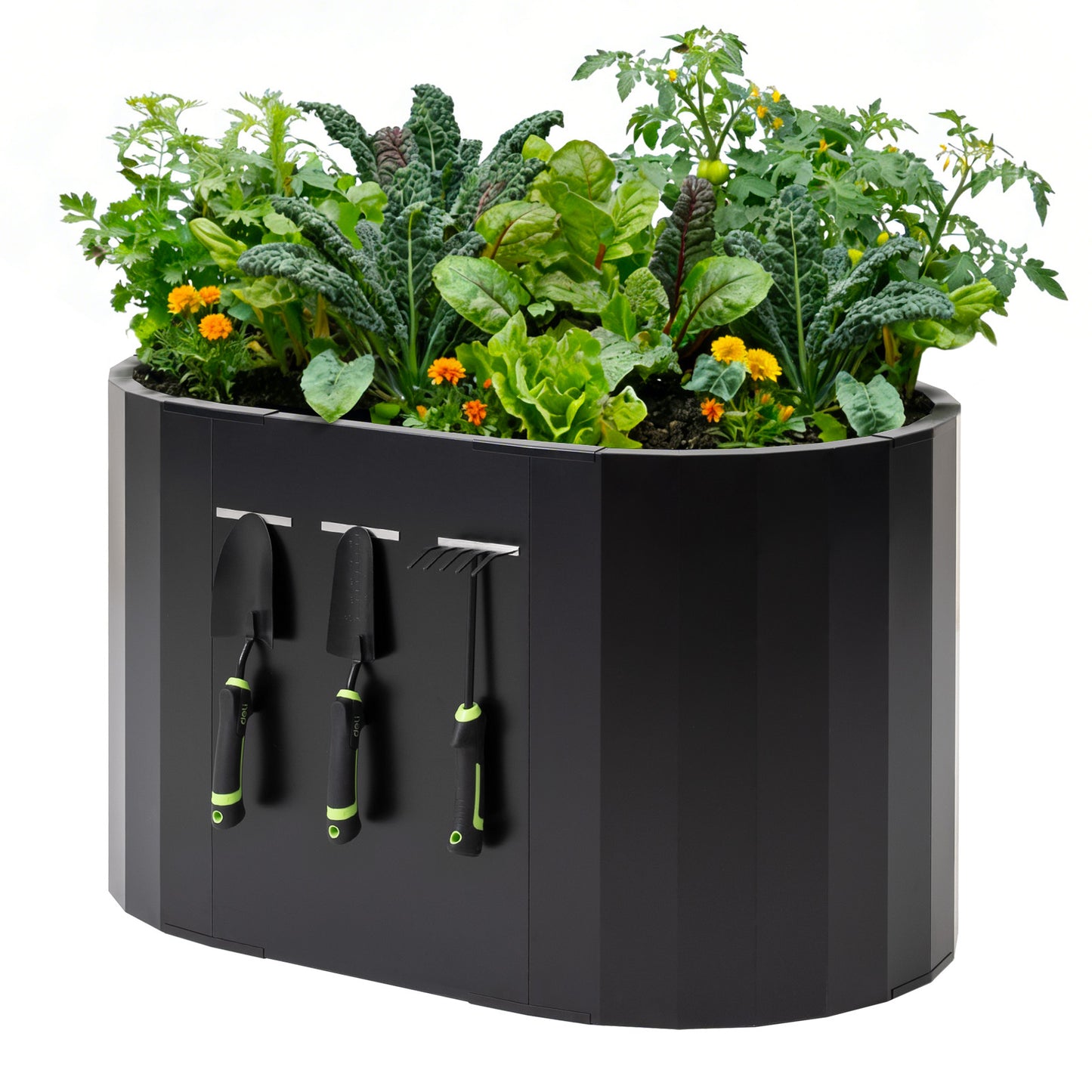2-in-1 Modular Magnesium-Aluminum-Zinc Coated Steel Raised Garden Bed