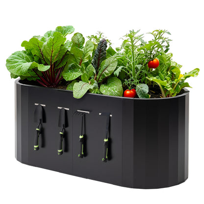 2-in-1 Modular Magnesium-Aluminum-Zinc Coated Steel Raised Garden Bed