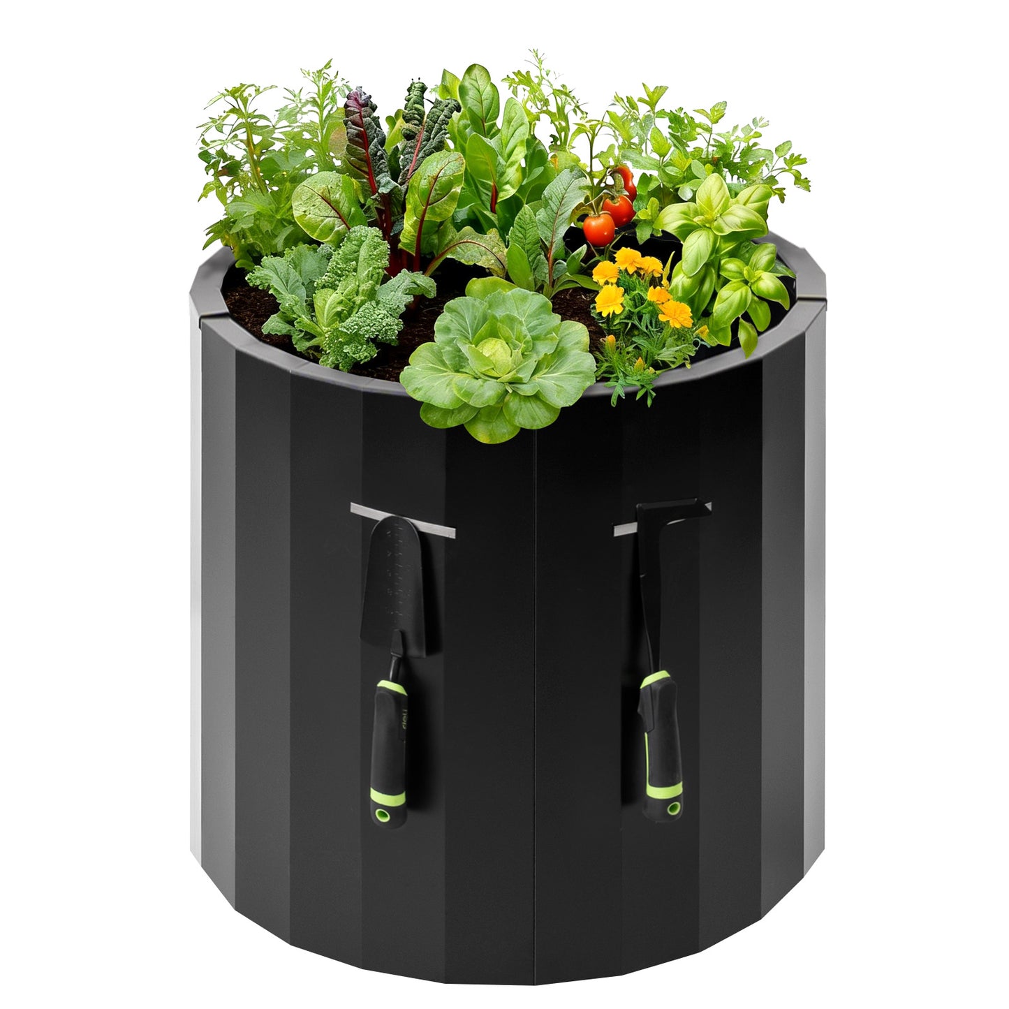 2-in-1 Modular Magnesium-Aluminum-Zinc Coated Steel Raised Garden Bed