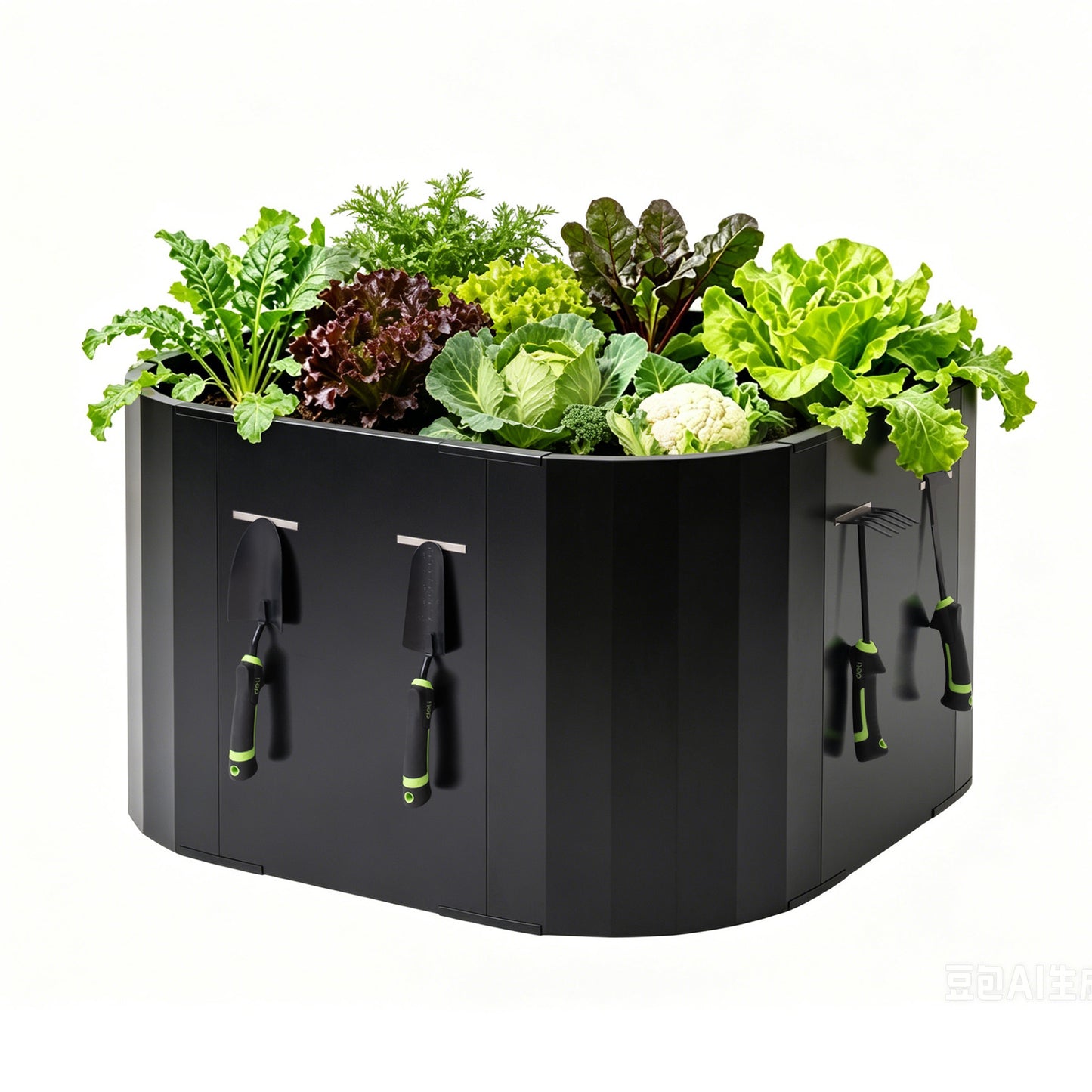 2-in-1 Modular Magnesium-Aluminum-Zinc Coated Steel Raised Garden Bed