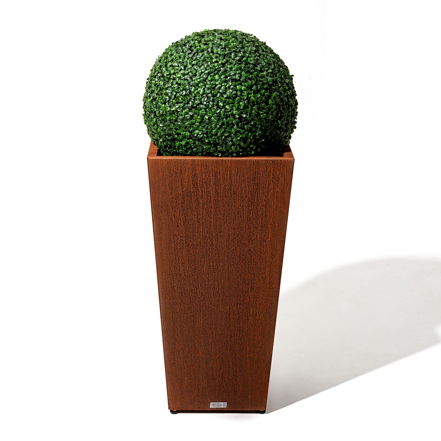 tall_tapered_corten_steel_planter_front1